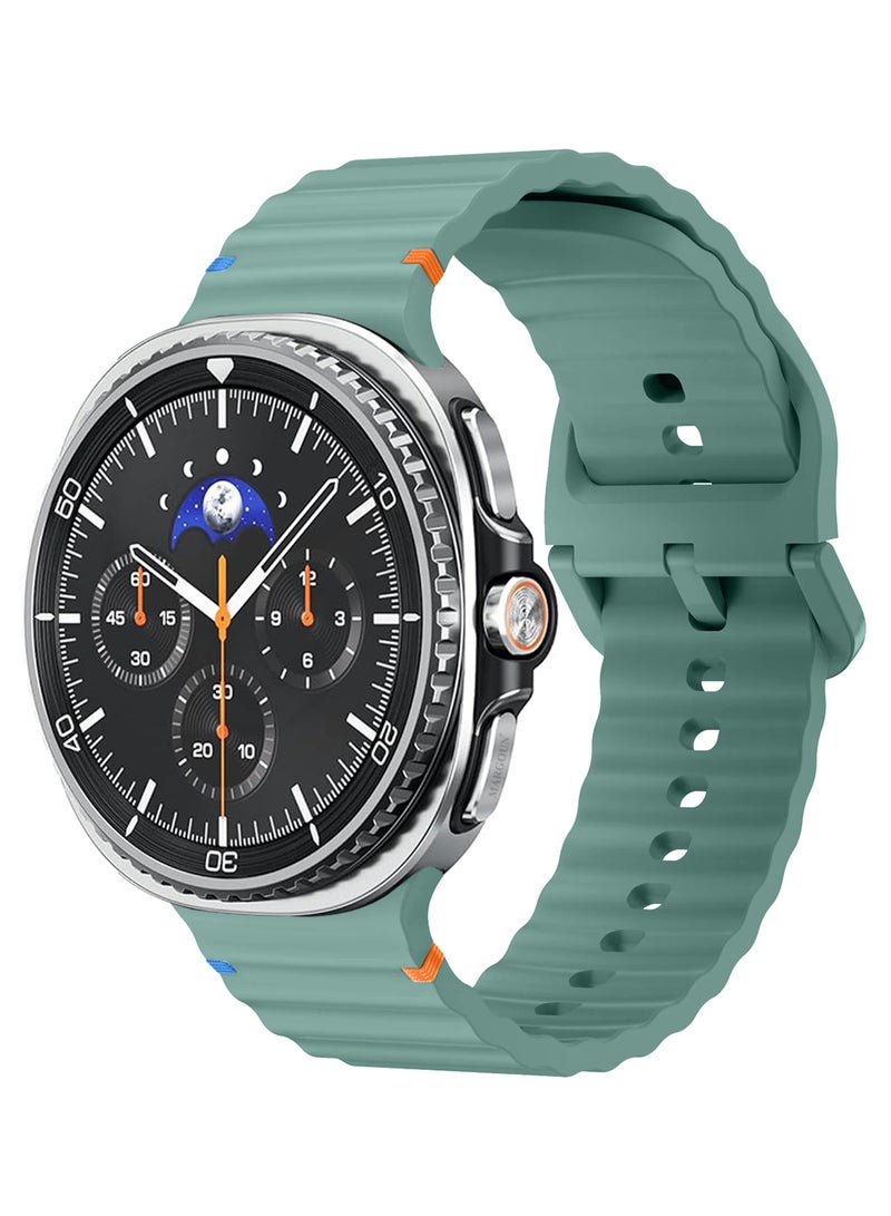 Silicone Ocean Band for Samsung Galaxy Watch 8 Classic 46mm and Watch 8 40mm 44mm - Sport Band Strap - - Image 2