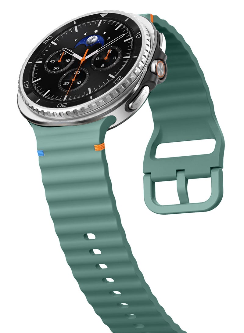 Silicone Ocean Band for Samsung Galaxy Watch 8 Classic 46mm and Watch 8 40mm 44mm - Sport Band Strap - - Image 5