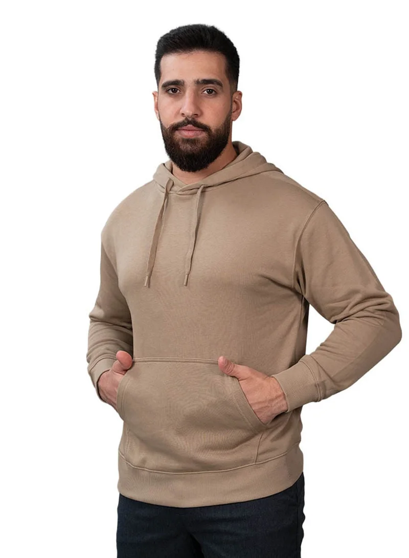 Men's Relaxed Fit French Terry Hoodie Sweatshirt