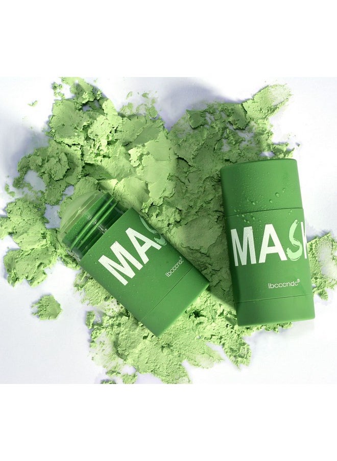 Axnzp - Green Tea Deep Cleanse Mask Stick For Face Blackhead Remover With Green Tea Extract For Purifyingmoisturizingoil Control Reduce Poreless Deep Cleanse Mask Stick. - Image 1