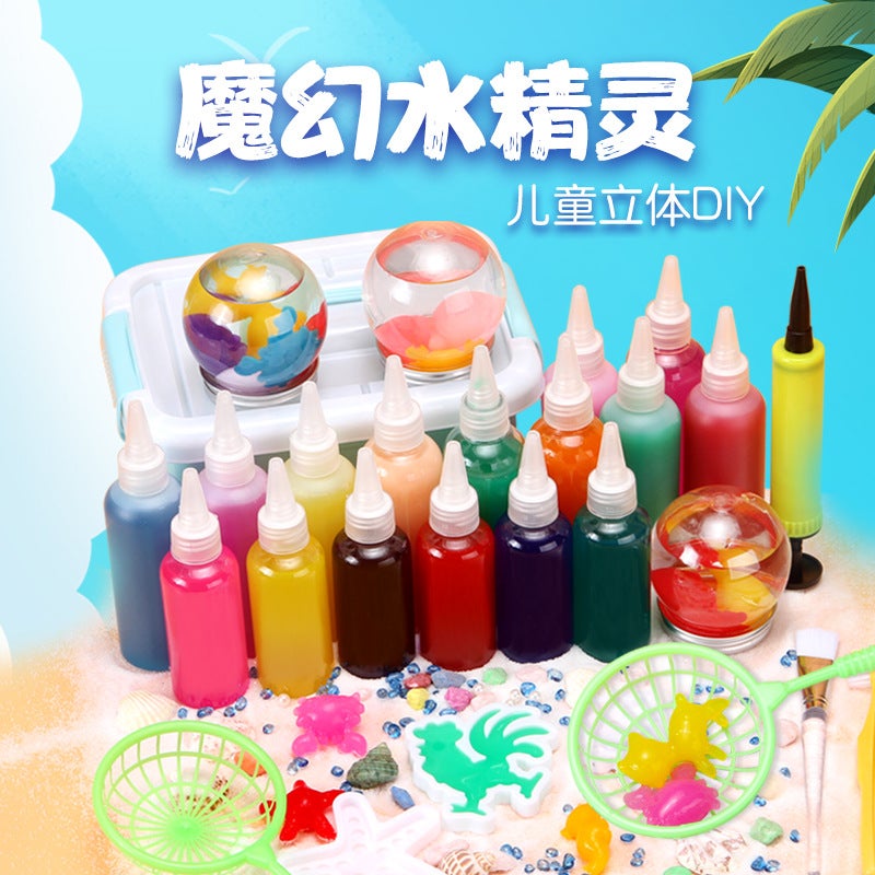 Magic Water Sprite Mold Factory Diy Handmade Material Bag Children'S Educational Toys Water Baby Supplement Liquid - Image 2