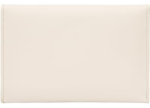 DEXMAY DM Dexmay Women Envelope Clutch Handbag Medium Saffiano Leather Foldover Clutch Purse Ivory - Image 4