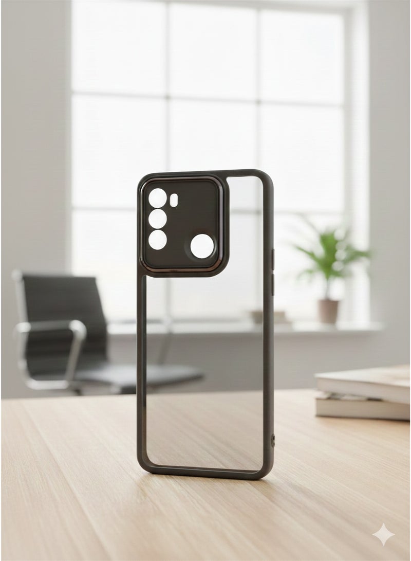 Grace Matte Translucent Shockproof Case with Camera Lens Protection - Protective cover For MOTOROLA G60/G40 FUSION - Image 1