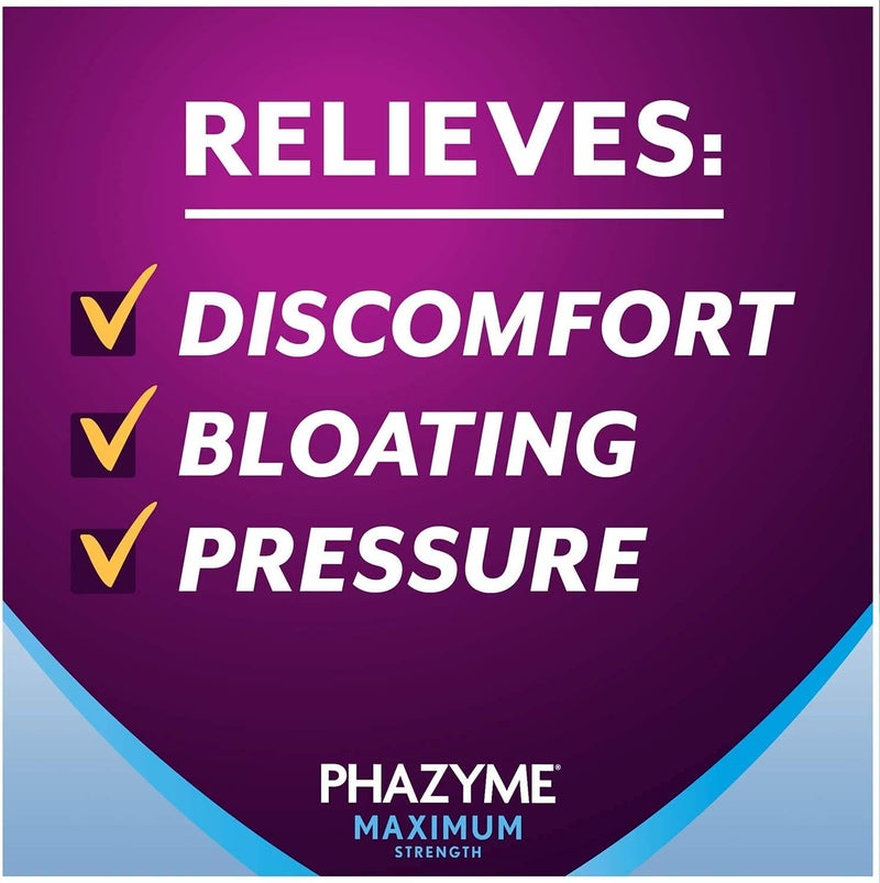 Phazyme Maximum Strength 250 mg AntiGas Softgels 24 Count Pack of 2 - Image 4