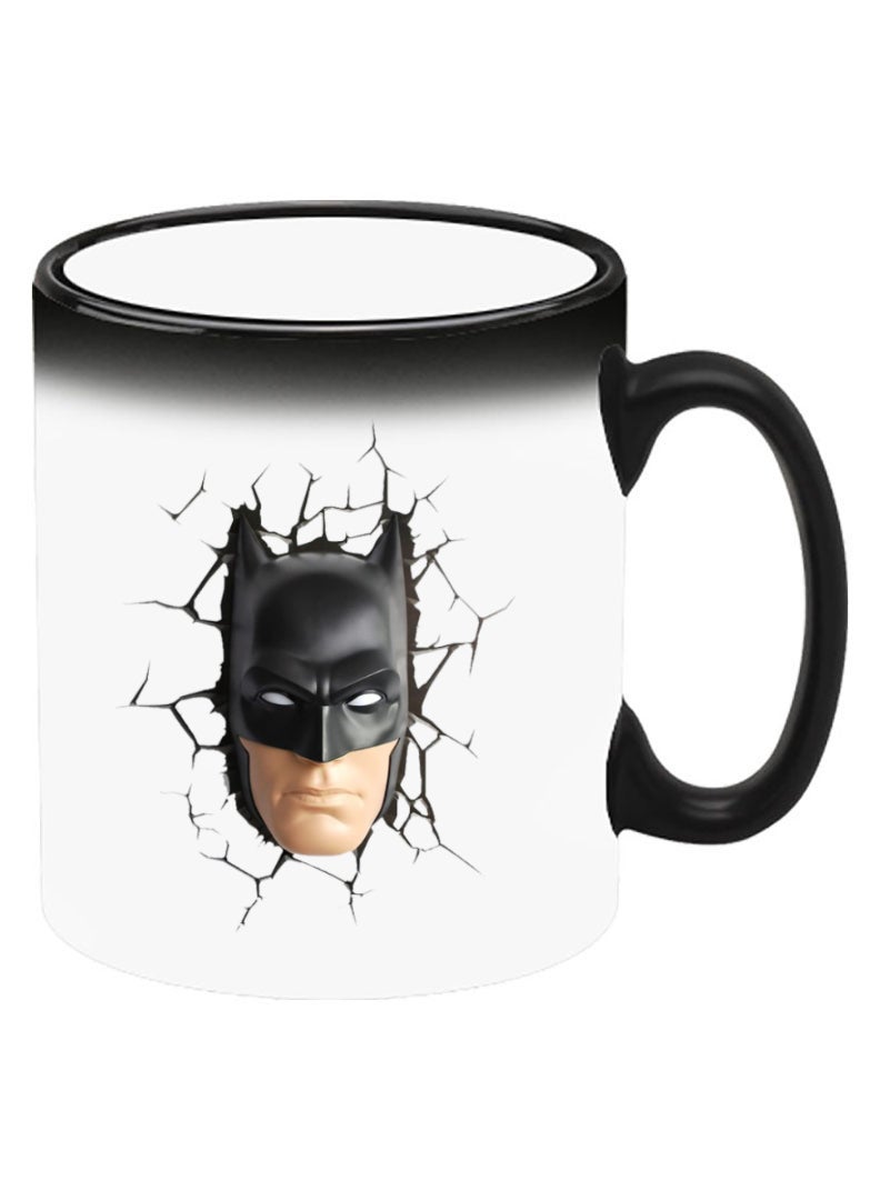 Theodor Color Changing Heat Sensitive Ceramic Mug, Image Revealed When HOT Liquid is Added! Batman Face - Image 2