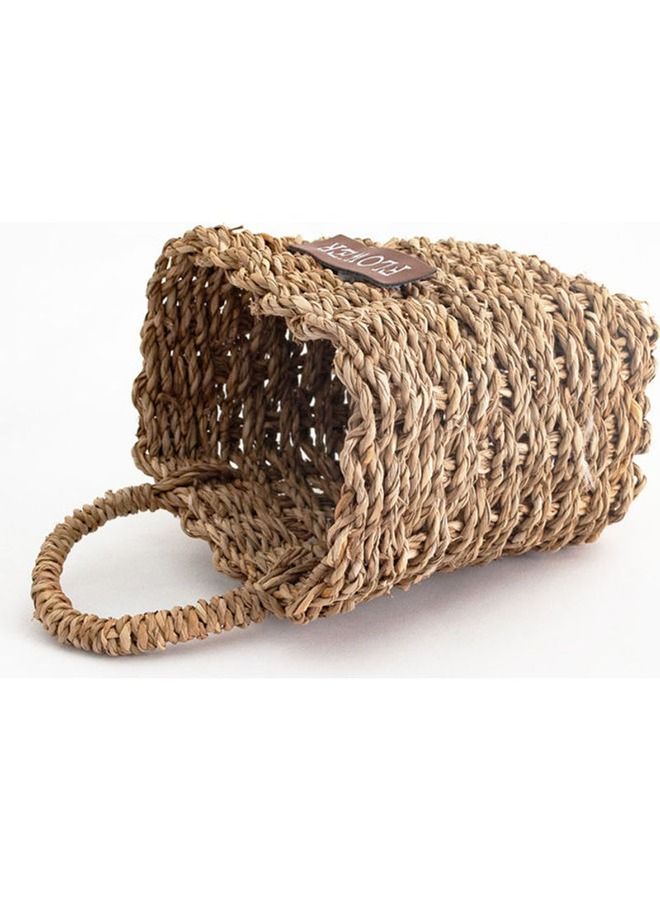 C&C Home Handmade Hanging Storage Basket for Flowers Basket Vase 12x13x14 cm - Image 3