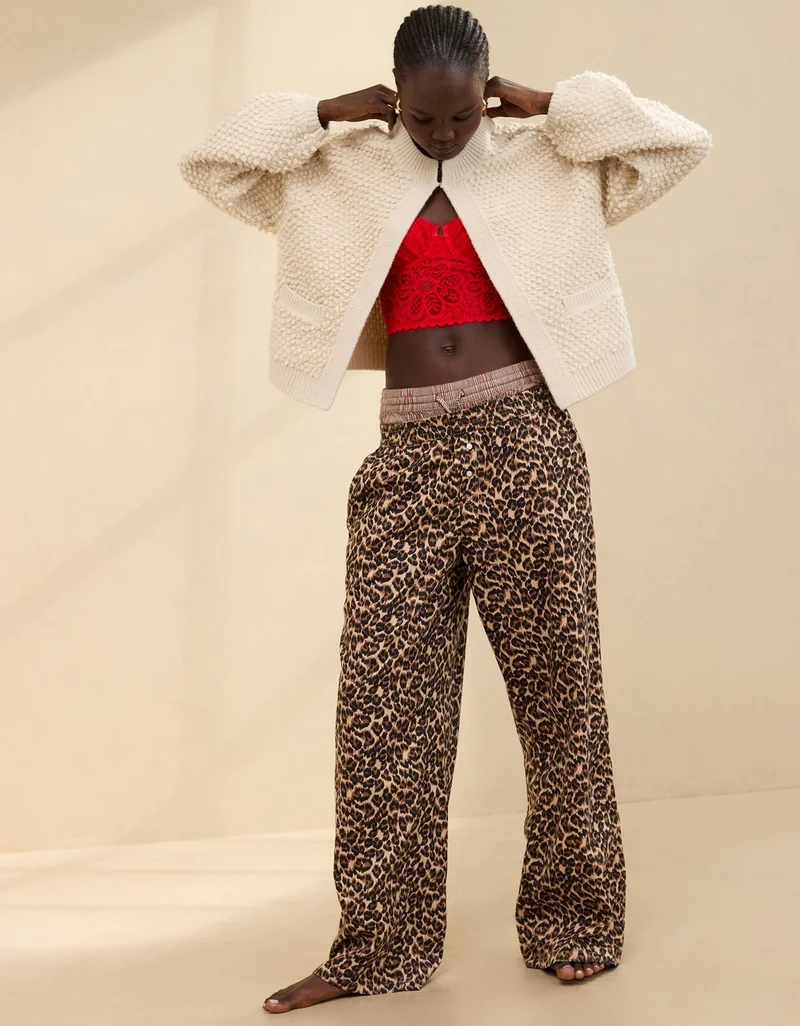 Aerie  Aerie Off-Duty Flannel Trouser PJ for Women | Best Price UAE