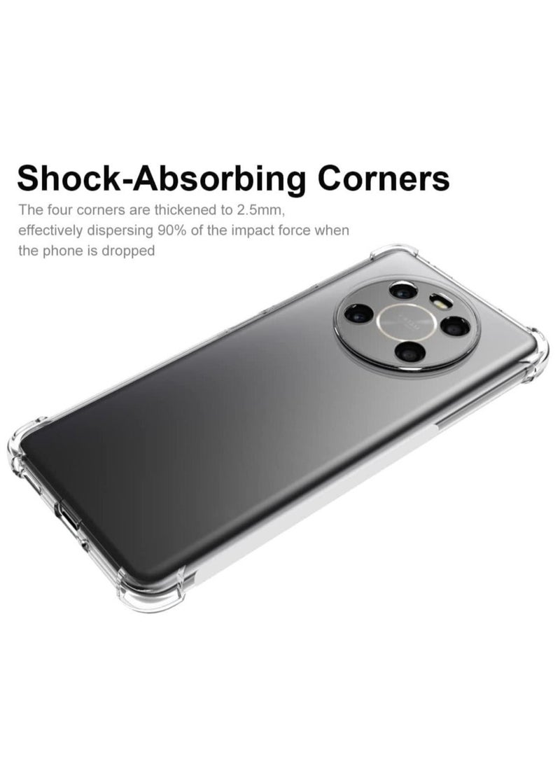 IAF Honor X9 / Honor X9 5G Clear Transparent Case Soft Flexible Silicone Back Cover Shockproof Case with Reinforced Bumper Corner - Image 2