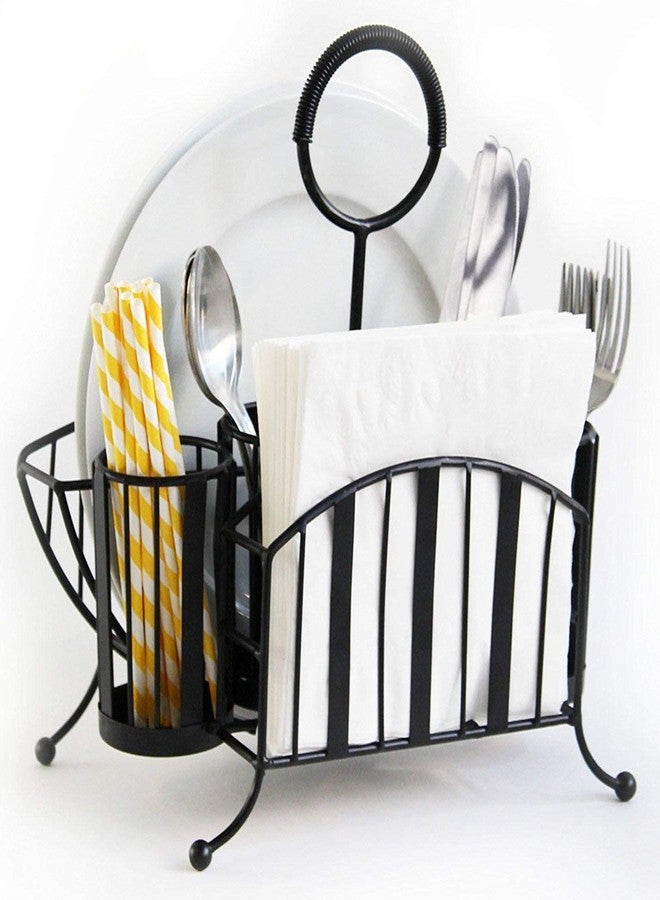 Ayra Crafts Kitchen Dish Rack Plate Cutlery Stand/Kitchen Utensils Rack/Napkin Holder Tissue Paper Holder Modern Kitchen Storage Rack - Image 1