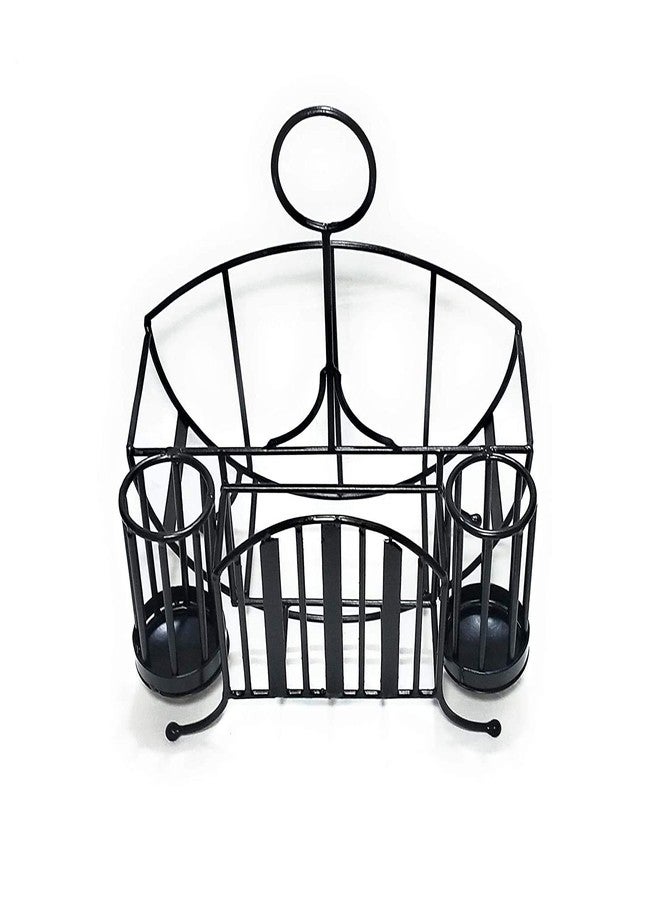 Ayra Crafts Kitchen Dish Rack Plate Cutlery Stand/Kitchen Utensils Rack/Napkin Holder Tissue Paper Holder Modern Kitchen Storage Rack - Image 4