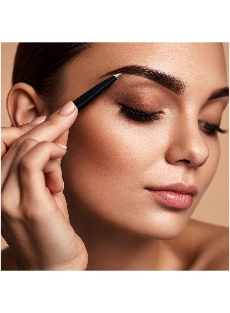 UEN Professional Pointed Tweezers - High Carbon Stainless Steel, Point-Tip Precision Tweezers for Ingrown Hair, Eyebrows, Facial Hair, Splinters, Glass Removal - Perfectly Aligned, Hand-Filed- BLACK - Image 4
