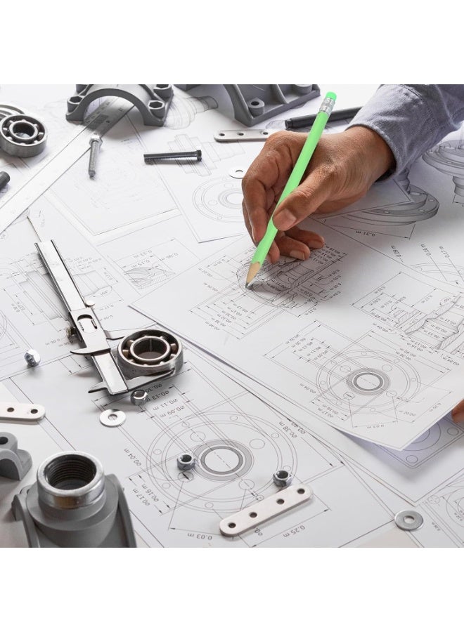 قلم رصاص مستدير HB قلم رصاص الجرافيت مع خشب مطاط قلم رصاص لطيف في الفصول الدراسية معلم اللوازم المكتبية الأرجواني - Image 5