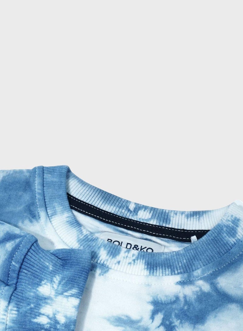 BOLD&KO Kids Tie Dye Sweatshirt - Image 3