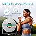 Adamson Freestyle Libre 2 Covers Waterproof 20 Libre 2 Sensor Covers Transparent LongLasting No Glue on Center NonIrritating Easy to Apply and Remove Ideal for Sports Swimming and Daily Use - Image 4