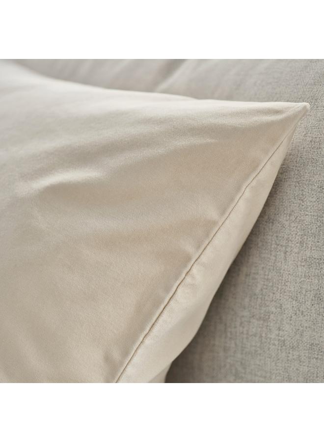 زبون غطاء وسادة، بيج فاتح، 65×65 سم - Image 4