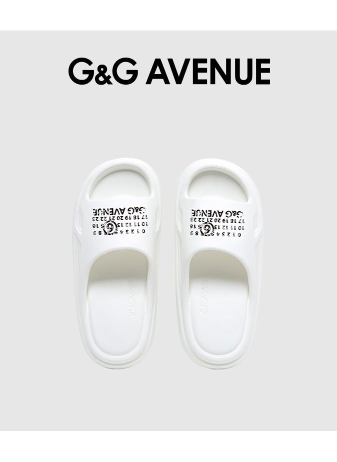 G&G AVENUE Pillow Slippers for Women Non Slip  Cushioned Thick Sole Slides  Quick Drying Bathroom Sandals  - Image 2
