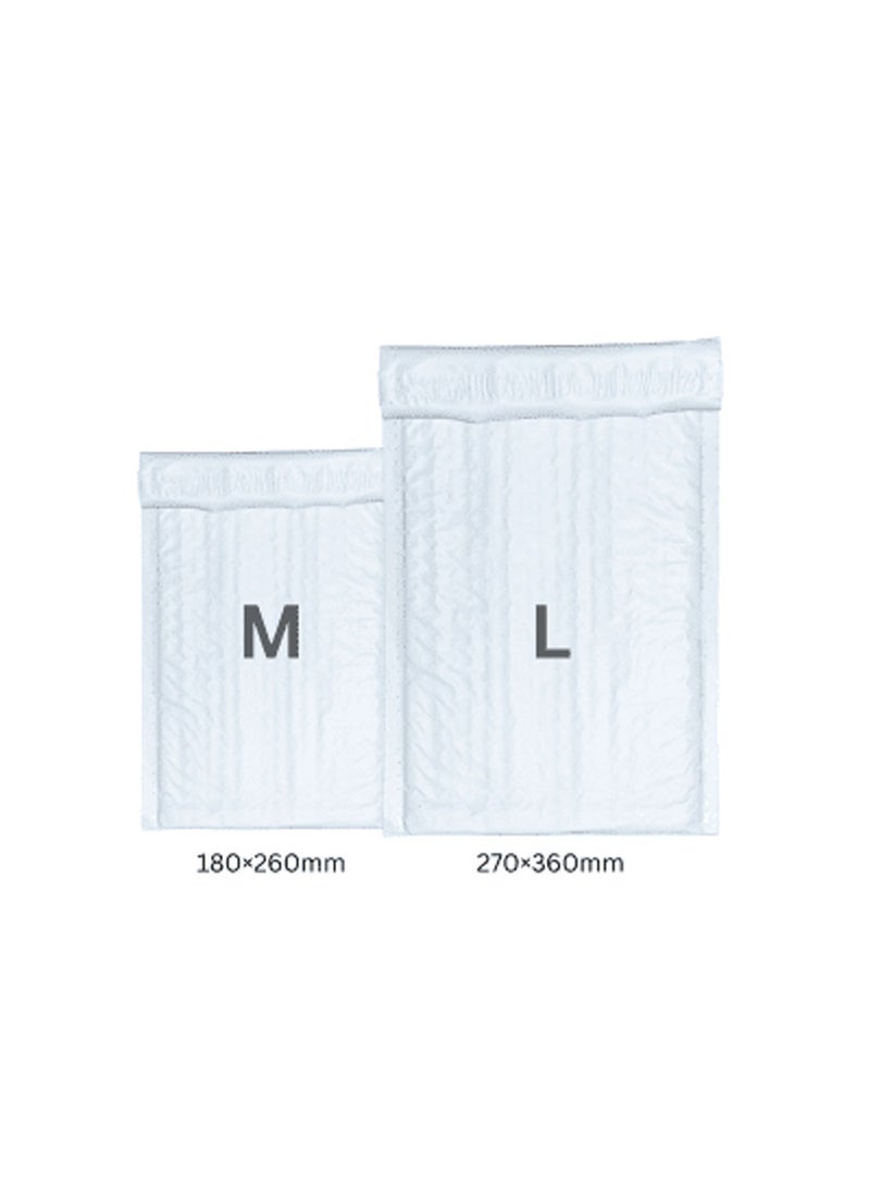 AirPouch Plastic Bubble Mailers Waterproof Padded Shipping Envelopes, Air Pouch Peel & Seal Tear-Resistant Mailers, Color White Size Large (270×360)- 5 Pcs - Image 3