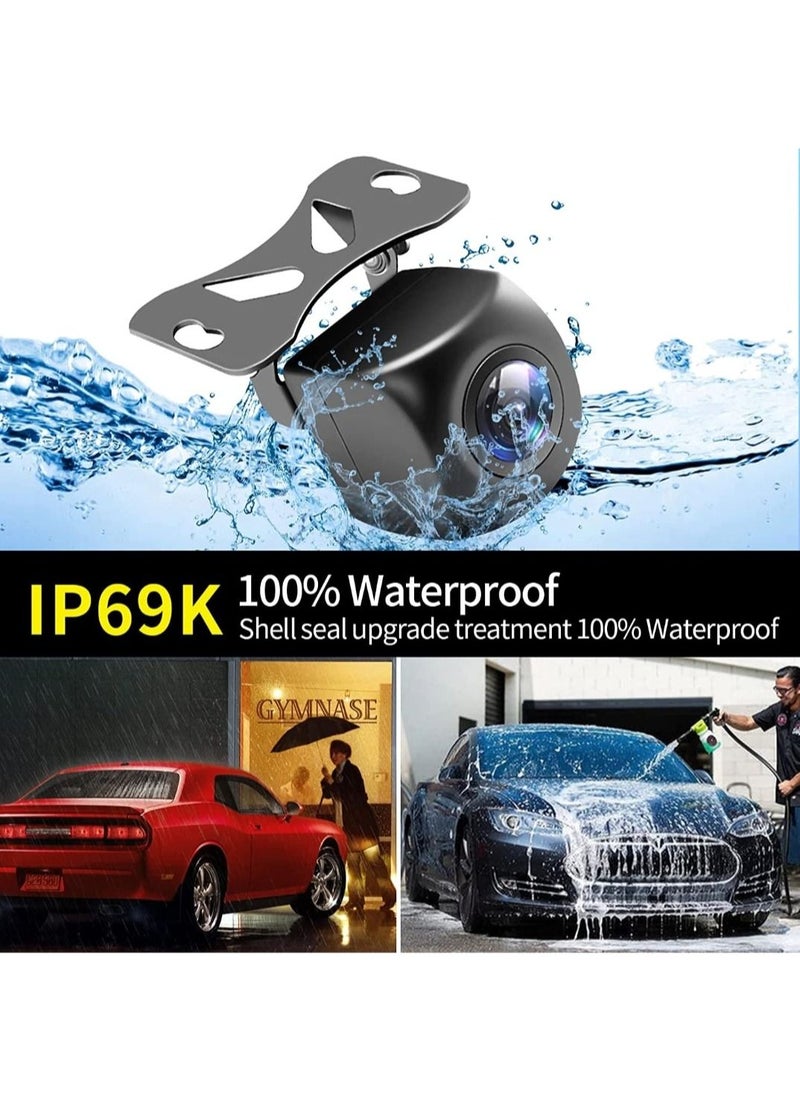 RAYMOS - Car Parking Night Vision Camera AHD 720p Full HD 180D Wide Angle Support AHD NTSC Both Signal Support With Guidelines Without Guidelines waterproof Support Front And Back - Image 1