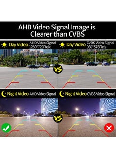 RAYMOS Car Parking Night Vision Camera AHD 720p Full HD 180D Wide Angle Support AHD NTSC Both Signal Support With Guidelines Without Guidelines waterproof Support Front And Back  - Image 4
