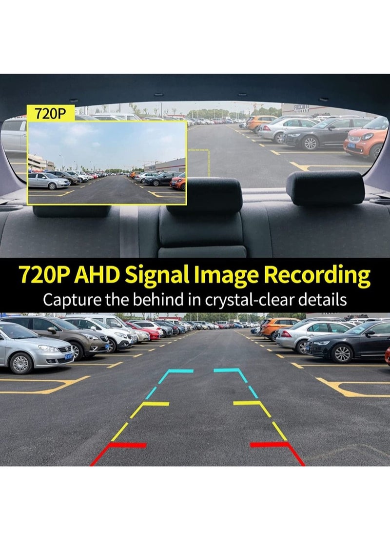 RAYMOS - Car Parking Night Vision Camera AHD 720p Full HD 180D Wide Angle Support AHD NTSC Both Signal Support With Guidelines Without Guidelines waterproof Support Front And Back - Image 1
