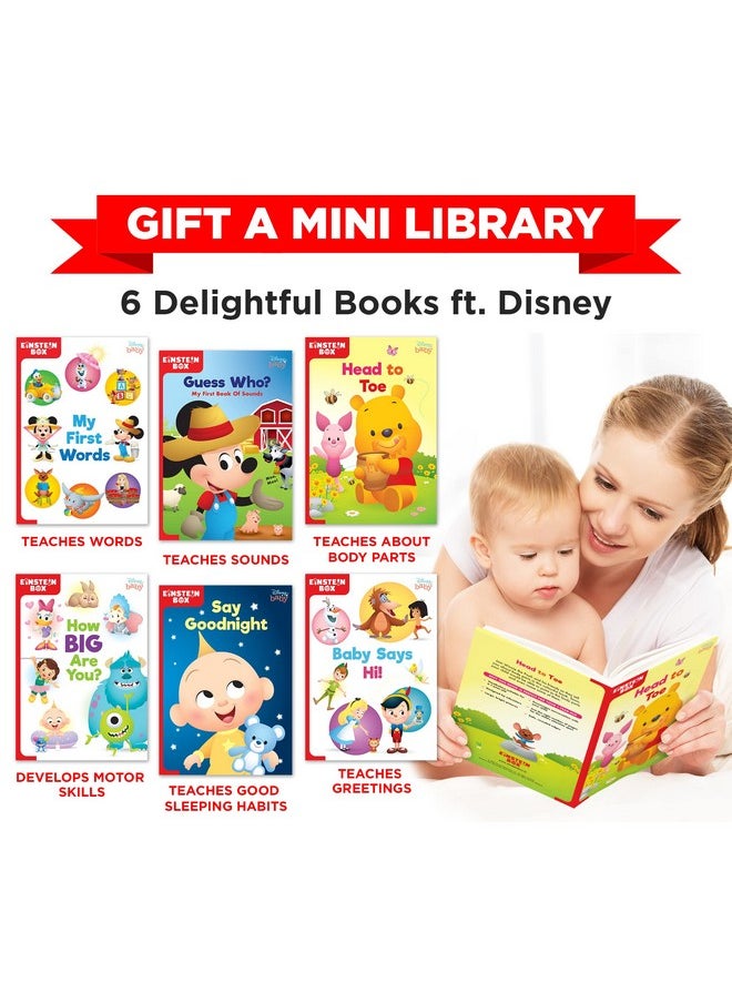 Einstein Box Einstein Box Featuring Disney for 1-Year-Old Boys/Girls | Disney Gift Toys for 1-Year-Old Boys & Girls | Board Books, Pretend Play Set | Learning & Educational Toys | Birthday Gift Set of 3 |  - Image 3