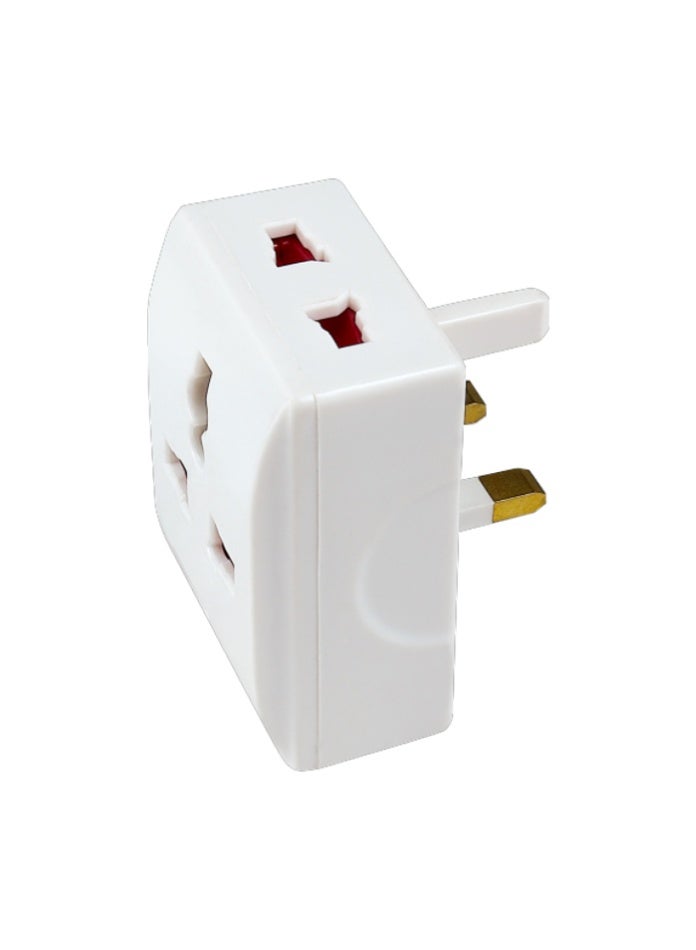 MODI 3 Side Universal Conversion Plug Adapter | Multi Socket Travel Plug | ABS Fireproof Material | Compact Adapter with Child Safety Design (2 PIECE) - Image 3