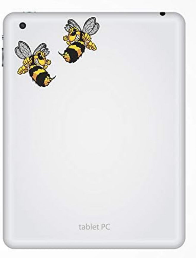 DV DESIGN 4 x 5.5cm Wasp Bee Hornet Vinyl Stickers - Laptop Bike Car Sticker #34668 All preference matching build - Image 3