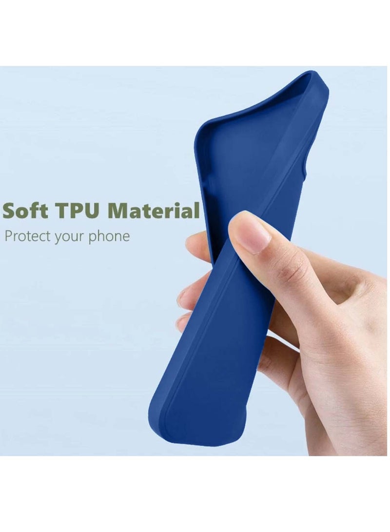 Wtech Xiaomi Redmi 15C 4G/5G 2025 Liquid Silicone Carbon Fiber Texture Case Cover (MCFPSN) - Navy Blue - Image 5