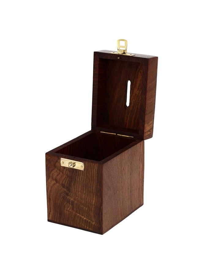 ITOS365 Handicrafted Wooden Money Bank - Coin Saving Box - Piggy Bank - Gifts for Kids, Girls, Boys & Adults - Image 4