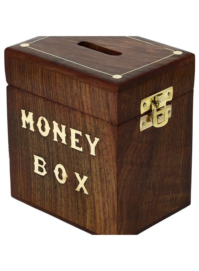 ITOS365 Handicrafted Wooden Money Bank - Coin Saving Box - Piggy Bank - Gifts for Kids, Girls, Boys & Adults - Image 2