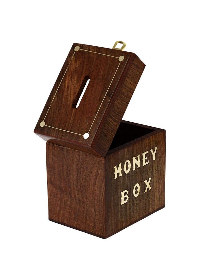 ITOS365 Handicrafted Wooden Money Bank - Coin Saving Box - Piggy Bank - Gifts for Kids, Girls, Boys & Adults - Image 3