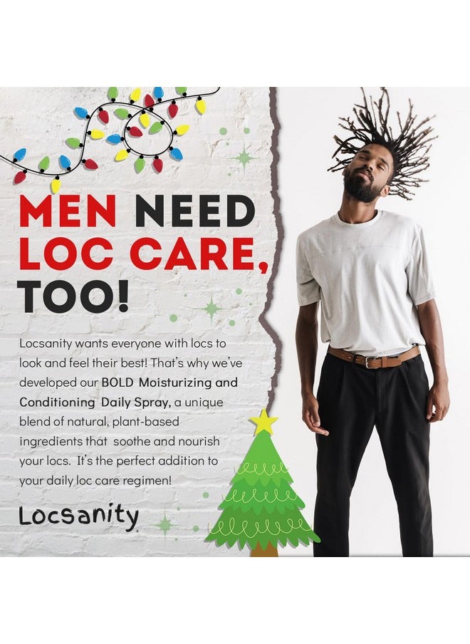 Locsanity Locsanity BOLD Moisturizing Loc Spray - Natural Locs Care, Dreadlock Maintenance - Hair Scalp Moisturizer, Conditioning Spray for Dreads, Braids (8oz)  - Image 2