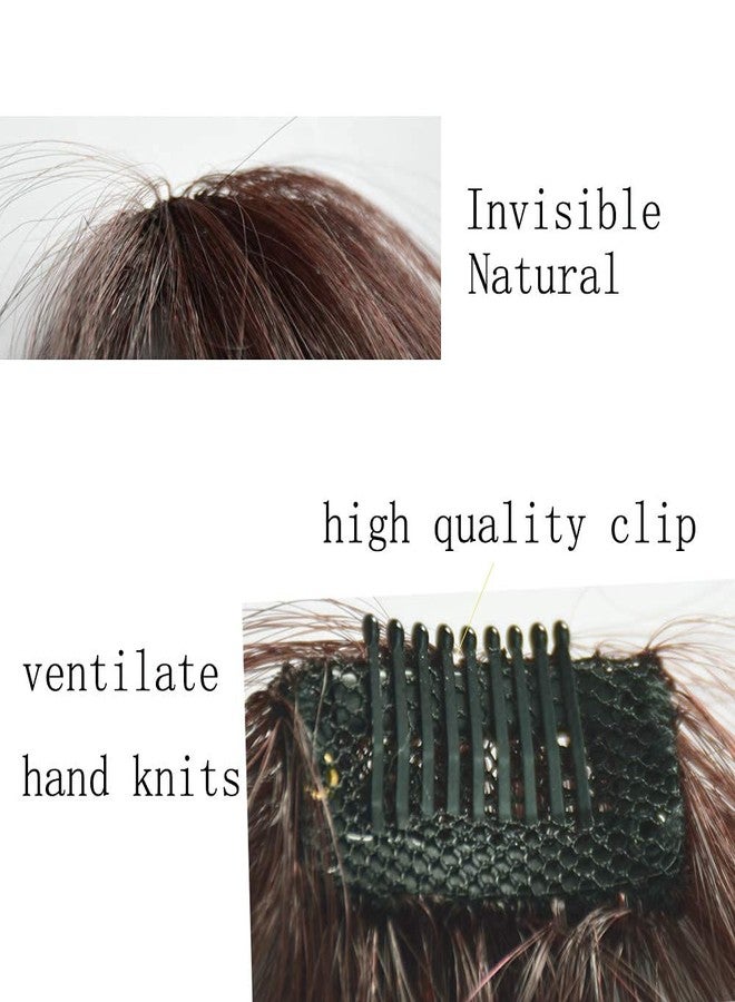 STAR WORK - Bangs Hair Clip in Bangs Human Hair Wispy Bangs Fringe with Temples Hairpieces for Women Clip on Air Bangs Flat Neat Bangs Hair Extension - Image 5