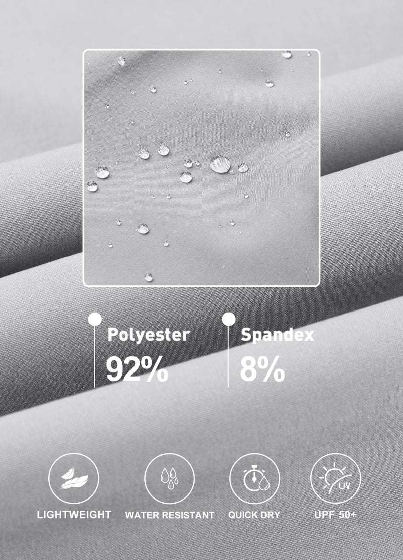 Libin Women's Cargo Joggers Lightweight Quick Dry Hiking Pants Athletic Lounge Casual Travel, Light Gray M - Image 5