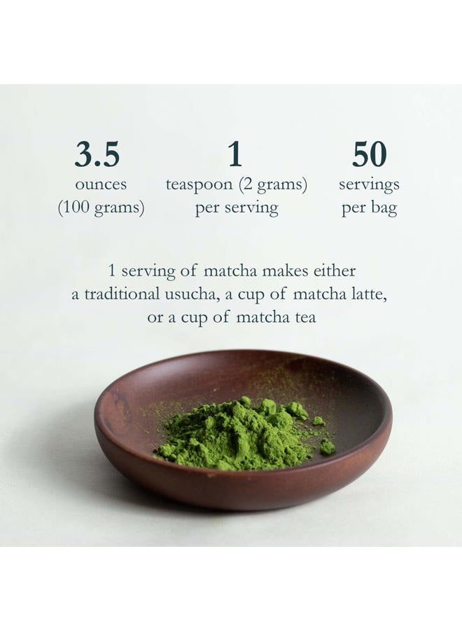 Naoki Matcha Superior Ceremonial Blend – Authentic Japanese First Harvest Ceremonial Grade Matcha Green Tea Powder from Uji, Kyoto (100g / 3.5oz) - Image 2