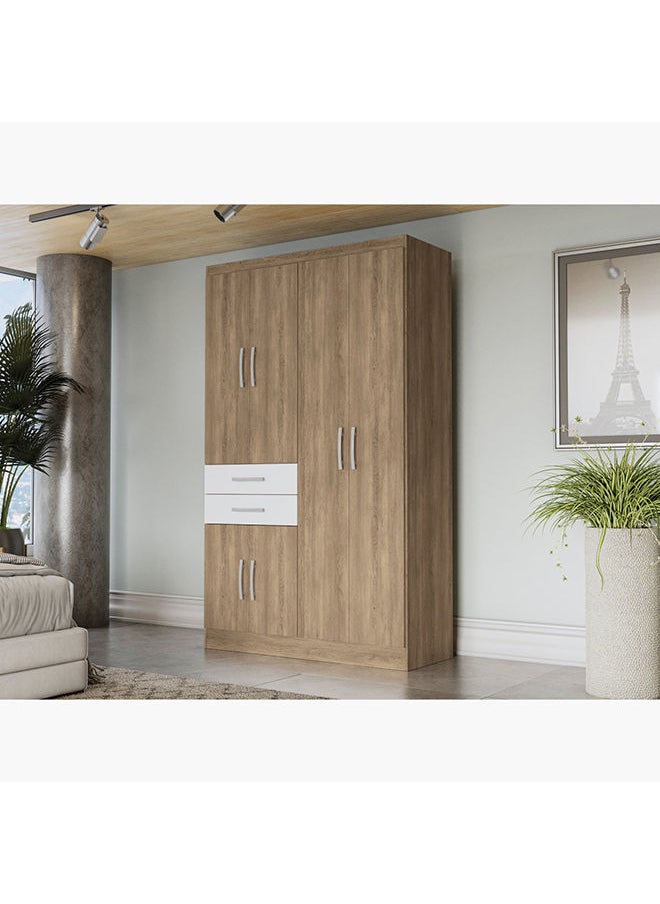 Home Box - Fortaleza Luis 6-Door Wardrobe With 2 Drawers 45 x 200 x 121 cm - Image 1