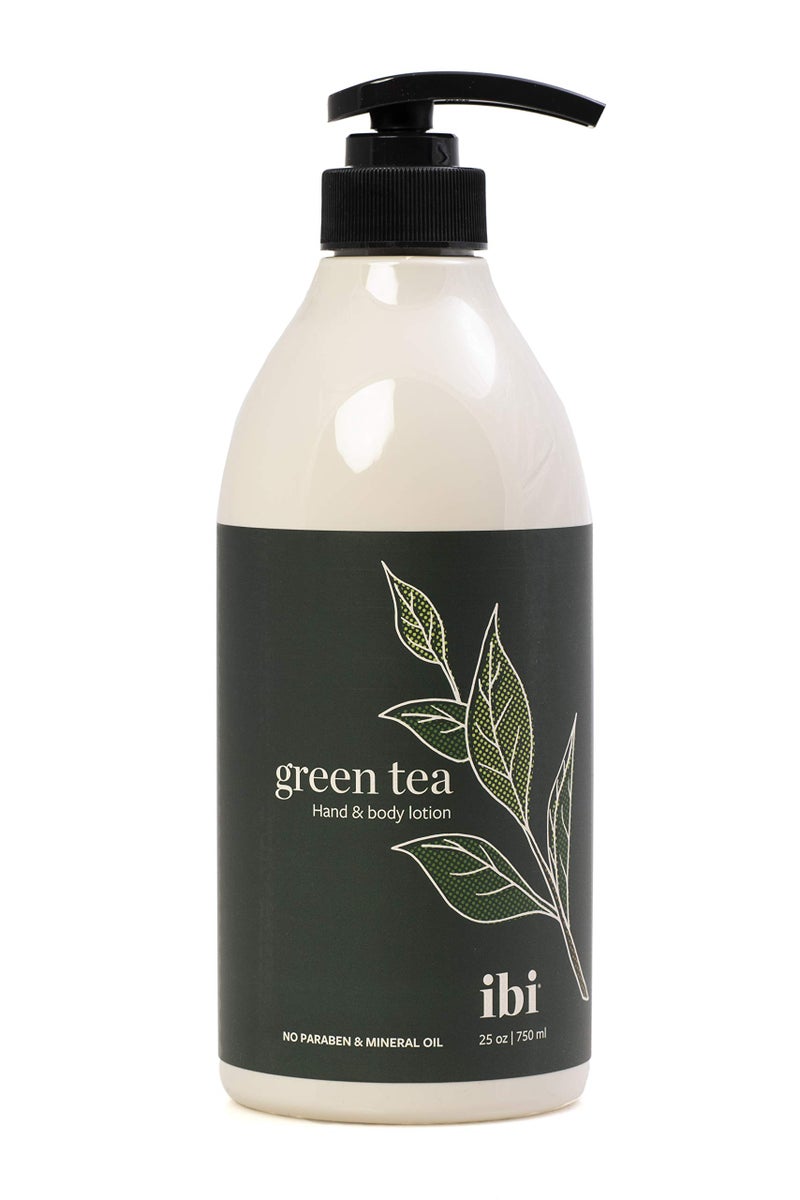 IBI Mineral Oil Free Moisture Hand and Body Lotion For Dry Skin with Green Tea 25.4 fl oz / 750ml, 1 bottle - Image 1