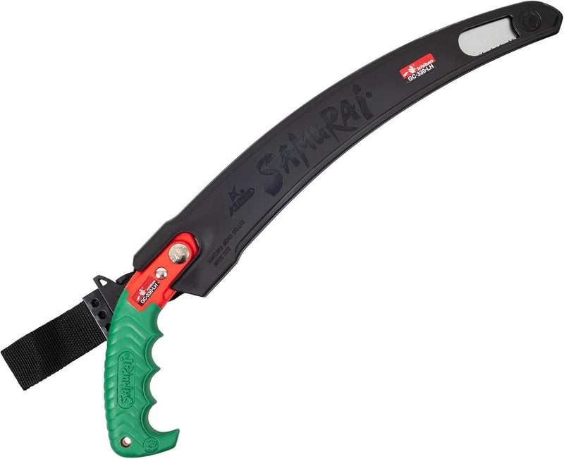 Samurai Ichiban 13" (330mm) Curved Pruning Saw w/Scabbard GC330LH (13114) - Image 2