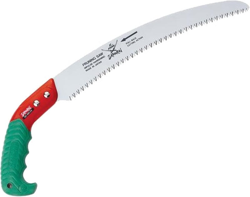 Samurai Ichiban 13" (330mm) Curved Pruning Saw w/Scabbard GC330LH (13114) - Image 4