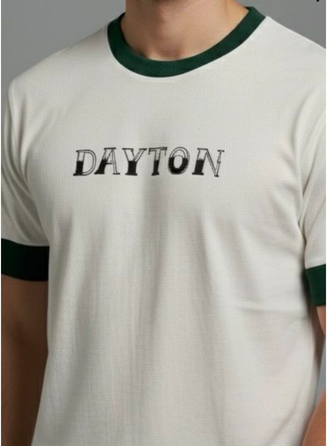 Dayton Men Ringer T-Shirt,  High-Quality Cotton - Image 2
