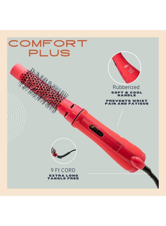 Salon Beauty CAJ 3-in-1 Hair Dryer One-Step Volumizer Negative Ion Hair Straightening Curling Hot Air Dryer Short and Long Hair Brush 1" Inch Styler Wand  - Image 4
