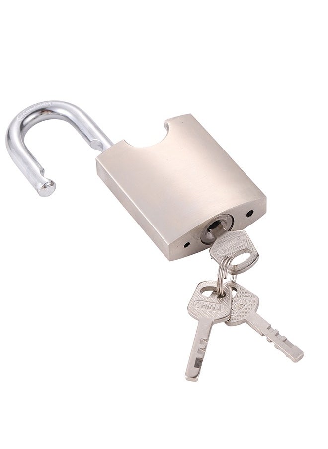 LAWAZIM - small ring lock | Solid Brass Keyed Padlocks with Keys, Padlocks with Same Key, Pad Lock with Key, Storage Lock Shackle for Outdoor Indoor Use - Image 1