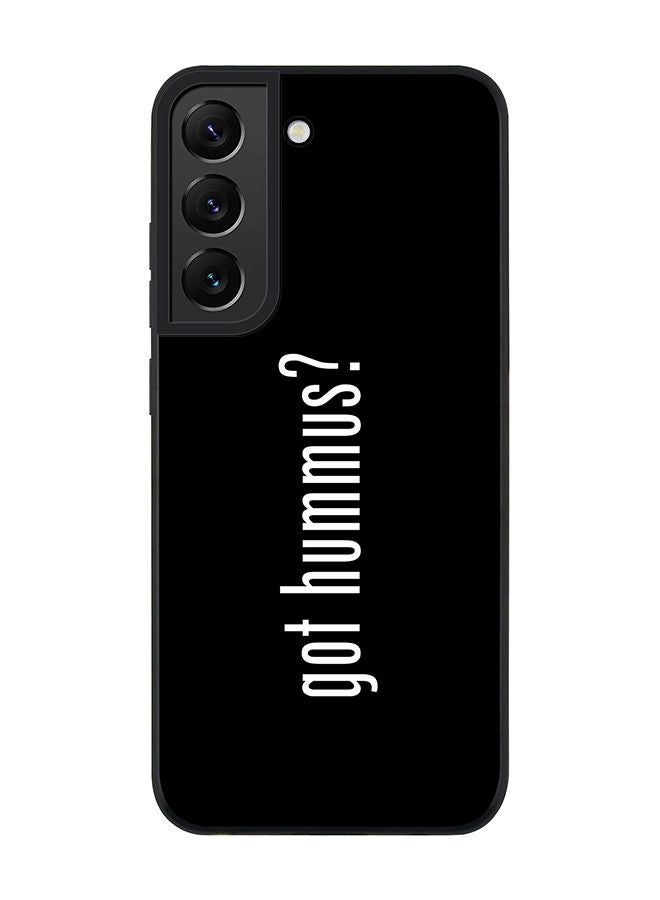 Rugged Black edge case for Samsung Galaxy S21 FE 5G Slim fit Soft Case Flexible Rubber Edges Anti Drop TPU Gel Thin Cover - Got Hummus?