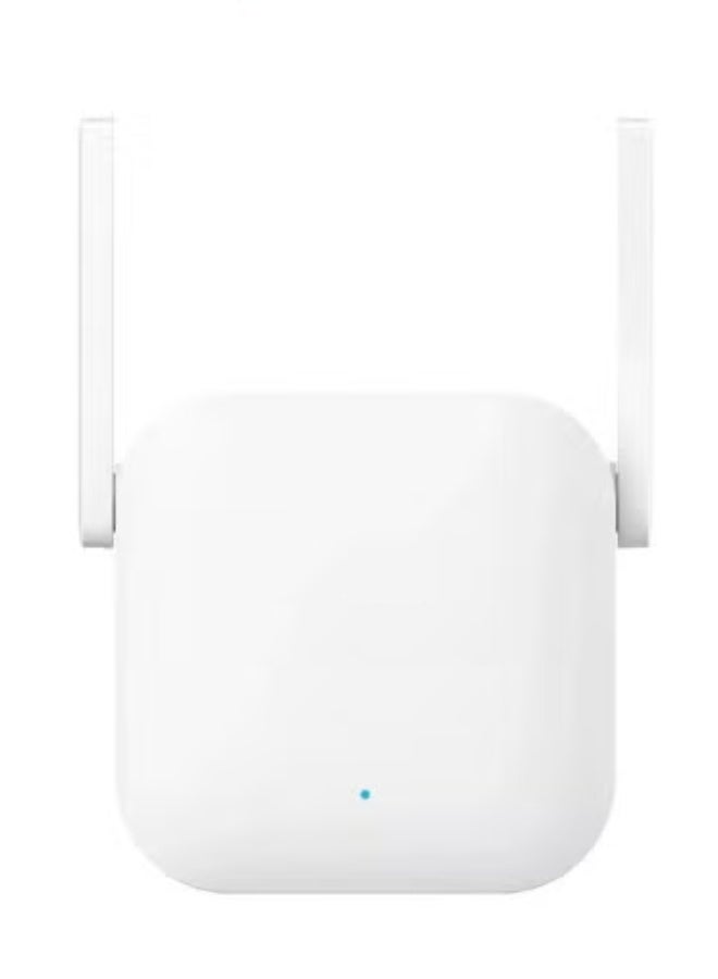 WiFi Range Extender N300, Wireless Signal Booster with Dual External Antennas, Up to 300Mbps Speed, Easy Plug & Play Setup, Expands Coverage for Home or Office – White - Image 1