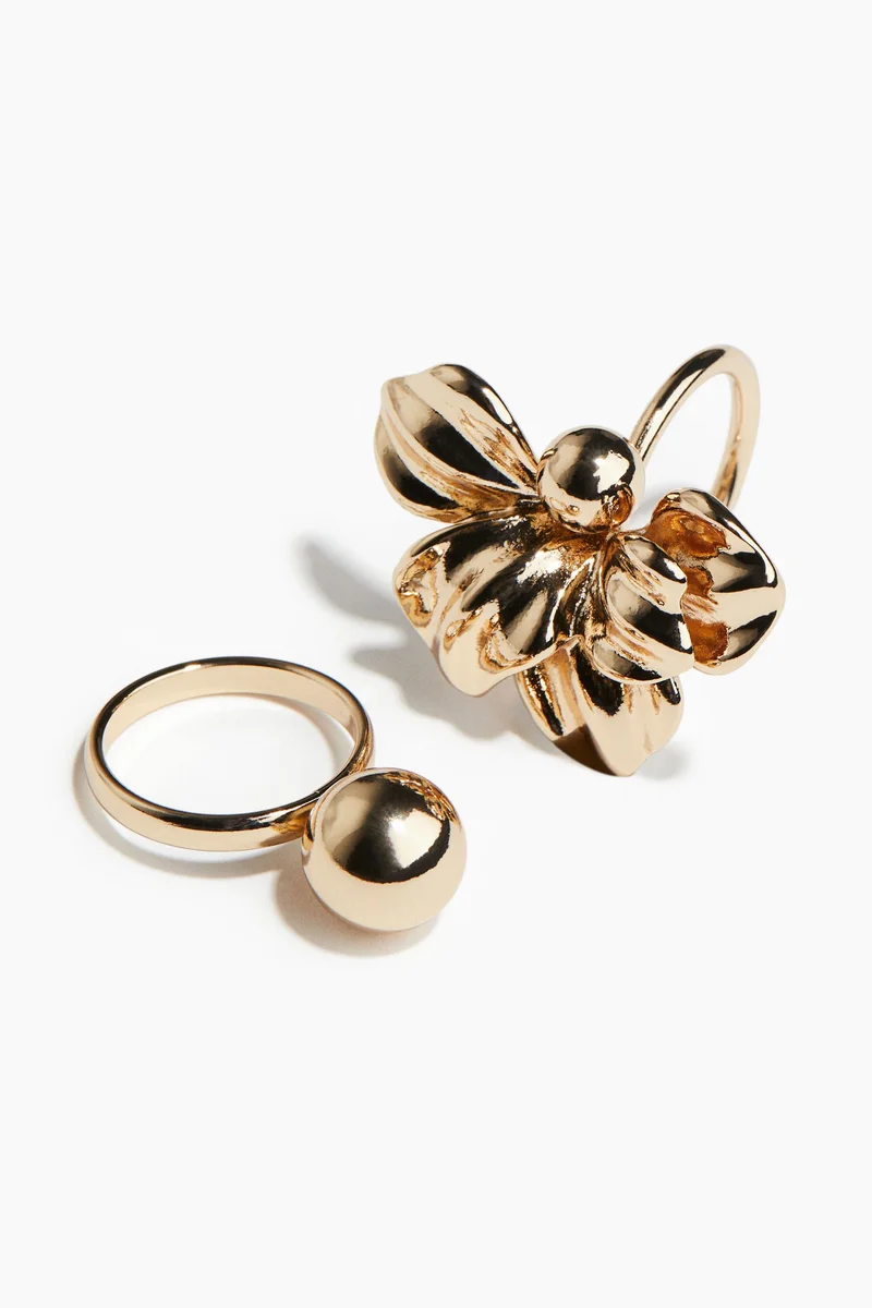 H&M 2-pack rings