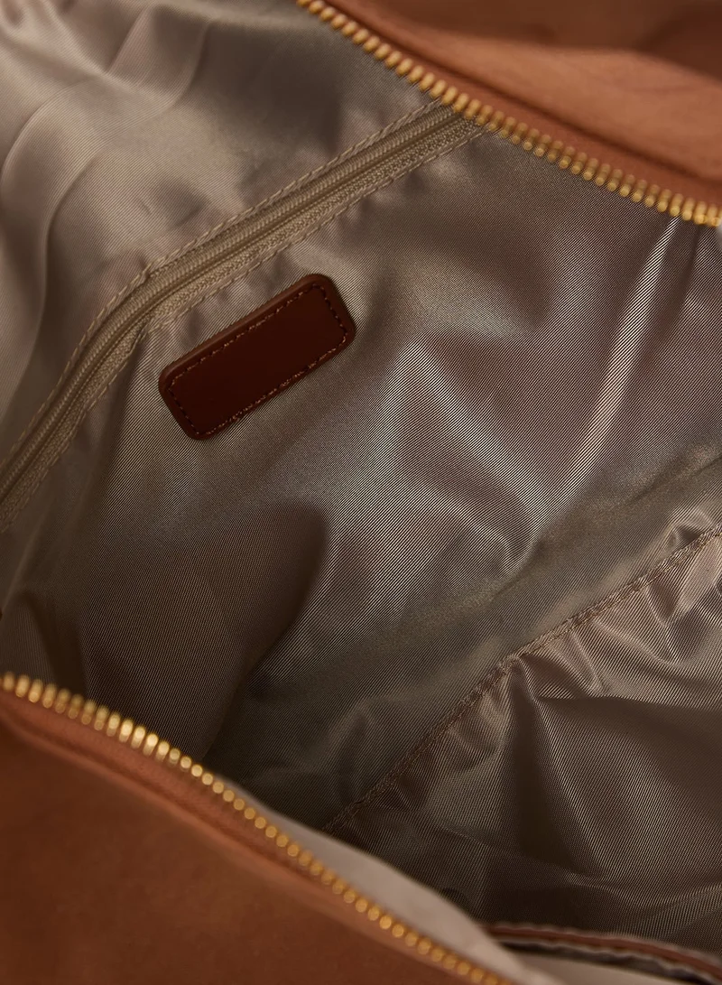 Ella Orange Suede Slouch Shoulder Bag With Bead Detailing for Women | Best Price UAE