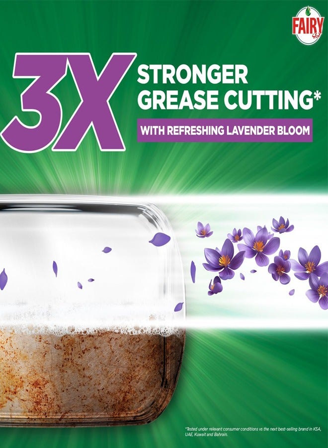 Fairy Refreshing Lavender Dishwashing Liquid 2x600ml Pack of 2 - Image 4