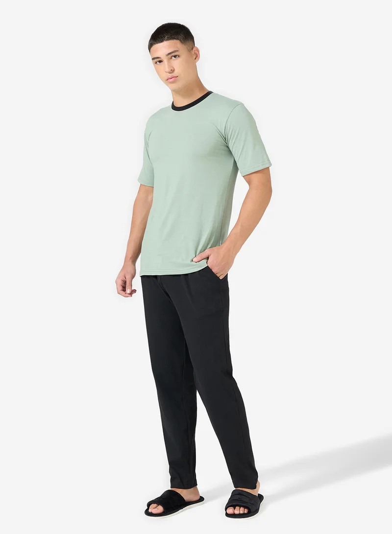 Seventy Five  Nightwear T-Shirt & Pants Set for Men | Best Price UAE