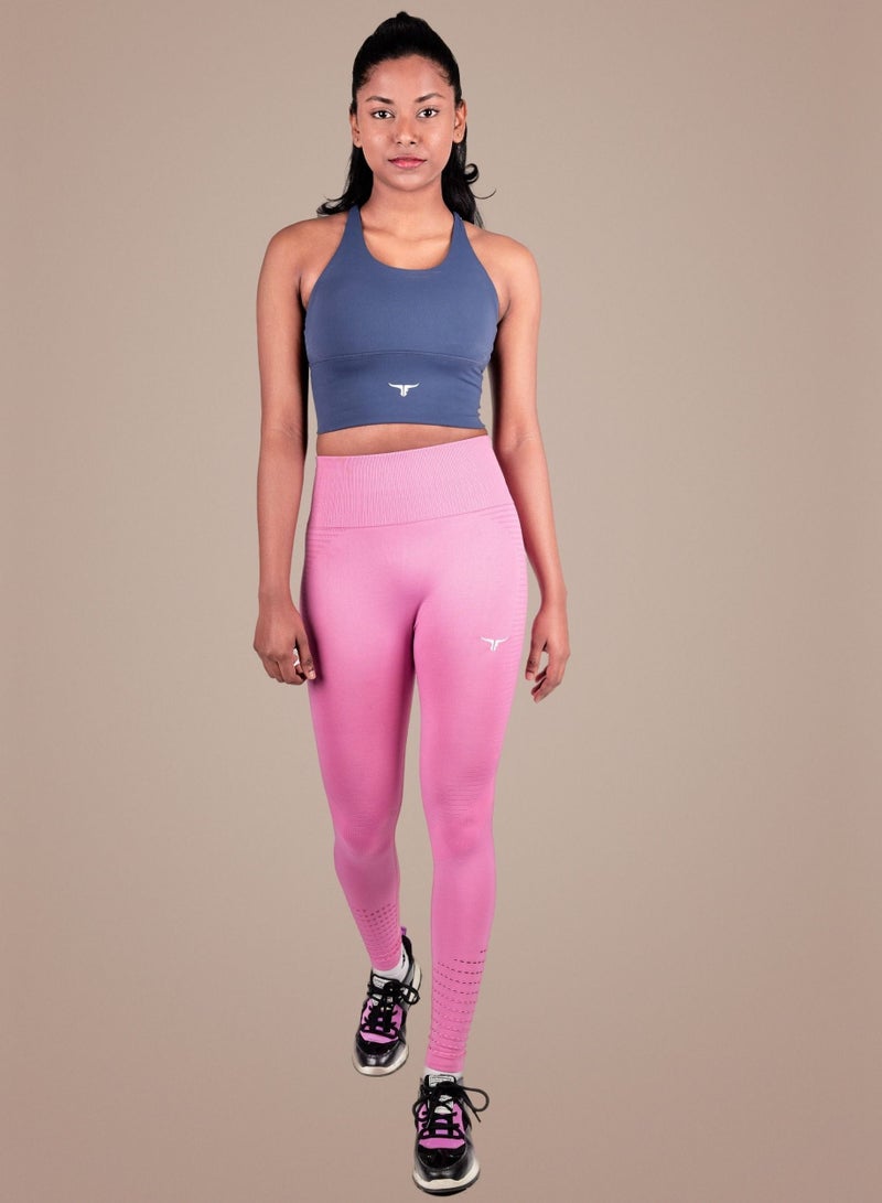 THUGFIT AeroFit High-intensity Long Line Sports Bra - Blue - Image 4