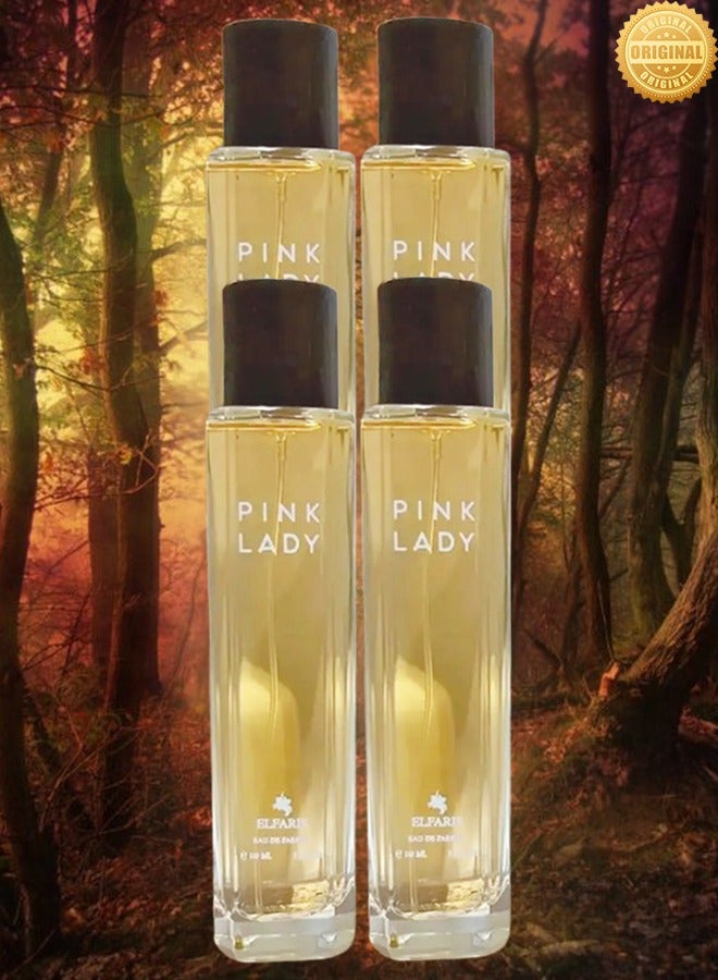 FARIS 4 Pieces Pink Lady Perfume 100ml EDP - Image 1